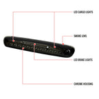 2007-2012 Chevrolet Silverado/ GMC Sierra LED 3rd Brake Light (Chrome Housing/Smoked Lens)