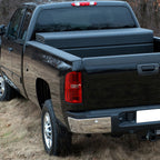 2007-2013 Chevrolet Silverado 1500/ 2007-2014 Silverado 2500HD/3500HD LED Tail Lights with LED Bar (Chrome Housing/Red Clear Lens)