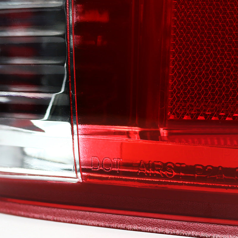 2007-2014 Chevrolet Silverado LED Tail Lights - OZ (Chrome Housing/Red Lens)