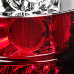 2007-2014 Chevrolet Silverado LED Tail Lights (Chrome Housing/Red Lens)
