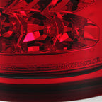 2007-2014 Chevrolet Silverado LED Tail Lights (Chrome Housing/Red Lens)