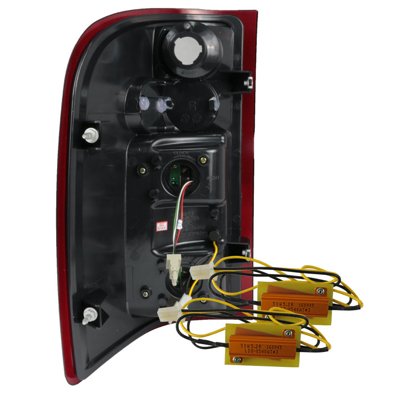 2007-2014 Chevrolet Silverado LED Tail Lights (Chrome Housing/Red Lens)