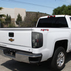 2014-2019 Chevrolet Silverado 1500/ 2015-2019 Silverado 2500HD 3500HD GMC Sierra 3500HD LED Tail Lights (Glossy Black Housing/Smoked Lens)