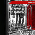 2014-2019 Chevrolet Silverado 1500/ 2015-2019 Silverado 2500HD 3500HD GMC Sierra 3500HD LED Tail Lights (Chrome Housing/Clear Lens)
