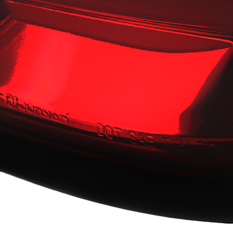 2014-2019 Chevrolet Silverado 1500/ 2015-2019 Silverado 2500HD 3500HD GMC Sierra 3500HD LED Tail Lights (Chrome Housing/Red Smoked Lens)