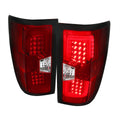 2014-2019 Chevrolet Silverado 1500/ 2015-2019 Silverado 2500HD 3500HD GMC Sierra 3500HD LED Tail Lights (Chrome Housing/Red Lens)