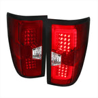 2014-2019 Chevrolet Silverado 1500/ 2015-2019 Silverado 2500HD 3500HD GMC Sierra 3500HD LED Tail Lights (Chrome Housing/Red Lens)