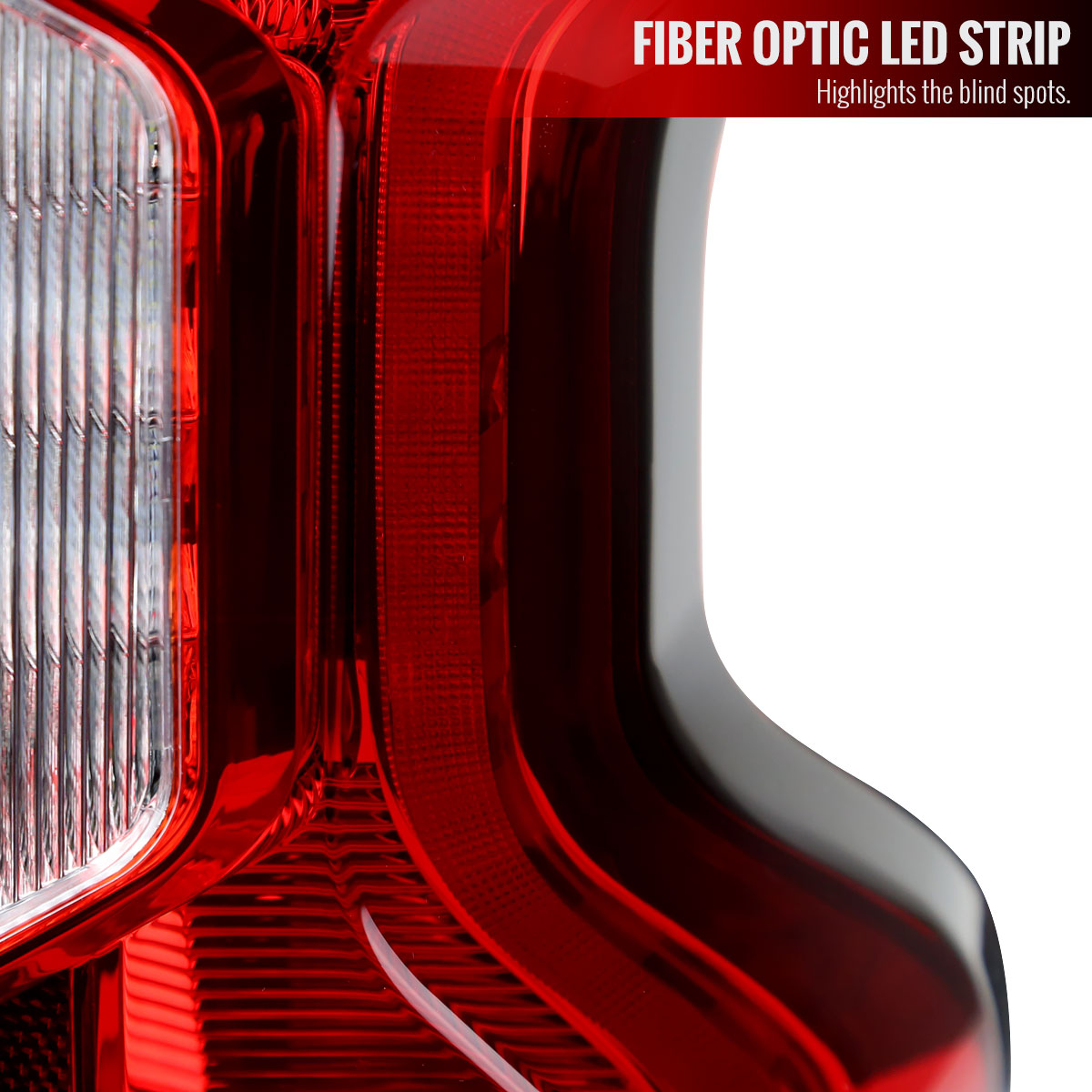 2019-2026 Chevrolet Silverado 1500 / 2020-2023 Silverado 2500HD/3500HD LED Tail Lights (Chrome Housing/Red Lens)