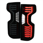 2019-2026 Chevrolet Silverado 1500 / 2020-2023 Silverado 2500HD/3500HD LED Tail Lights (Matte Black Housing/Smoked Lens)