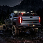 2019-2026 Chevrolet Silverado 1500 / 2020-2023 Silverado 2500HD/3500HD Full LED Switchback Sequential Tail Lights  (Black Housing / Clear Lens)