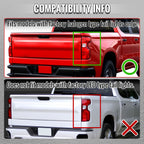 2019-2026 Chevrolet Silverado 1500 / 2020-2023 Silverado 2500HD/3500HD Full LED Switchback Sequential Tail Lights (Black Housing / Smoked Lens)