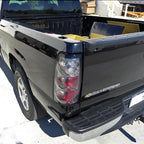 1999-2002 Chevrolet Silverado/ 1999-2006 GMC Sierra Tail Lights (Chrome Housing/Clear Lens)