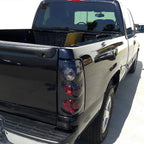 1999-2002 Chevrolet Silverado/ 1999-2006 GMC Sierra Tail Lights (Glossy Black Housing/Smoked Lens)