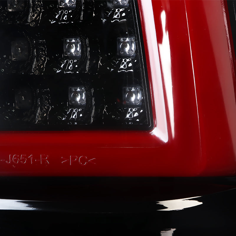 1999-2002 Chevrolet Silverado/ 1999-2006 GMC Sierra LED Tail Lights - G2 (Jet Black Housing/Clear Lens)