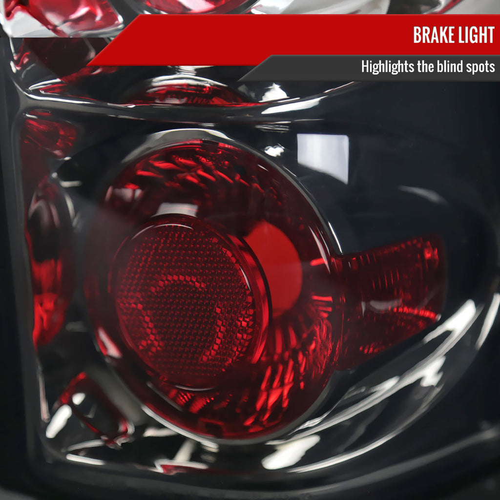 1999-2002 Chevrolet Silverado/ 1999-2006 GMC Sierra Tail Lights (Chrome Housing/Smoked Lens)