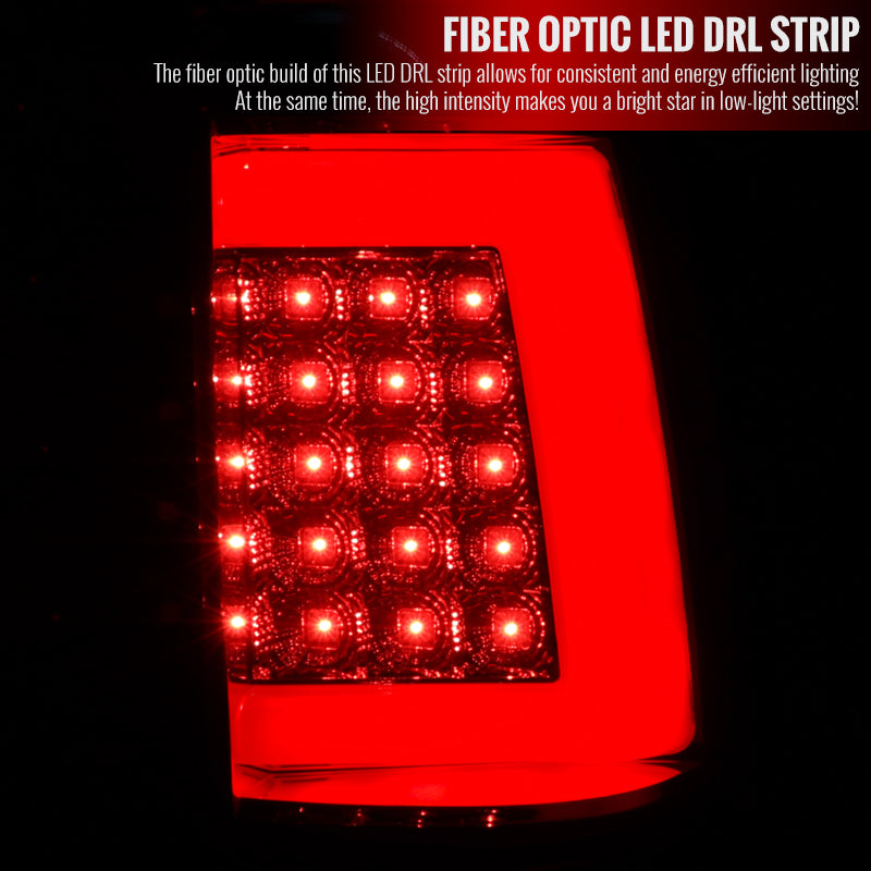 1999-2002 Chevrolet Silverado/ 1999-2006 GMC Sierra LED Tail Lights - G2 (Chrome Housing/Smoked Lens)