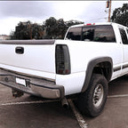 1999-2002 Chevrolet Silverado/ 1999-2006 GMC Sierra LED Tail Lights - G2 (Chrome Housing/Smoked Lens)