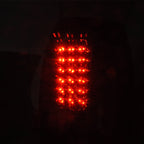 1999-2002 Chevrolet Silverado/ 1999-2006 GMC Sierra LED Tail Lights (Chrome Housing/Smoked Lens)