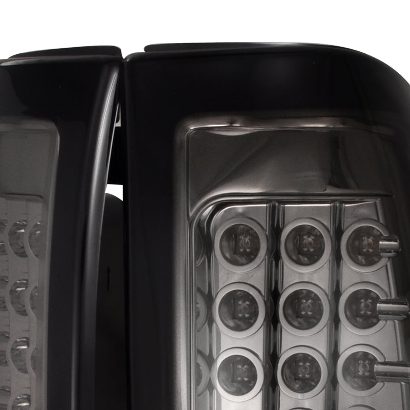 1999-2002 Chevrolet Silverado/ 1999-2006 GMC Sierra LED Tail Lights (Chrome Housing/Smoked Lens)