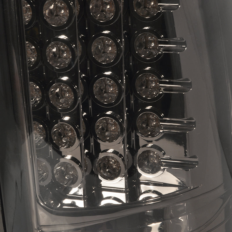 1999-2002 Chevrolet Silverado/ 1999-2006 GMC Sierra LED Tail Lights (Chrome Housing/Smoked Lens)