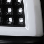 1999-2002 Chevrolet Silverado/ 1999-2006 GMC Sierra LED Tail Lights - G2 (Matte Black Housing/Clear Lens)