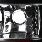 1999-2002 Chevrolet Silverado/ 1999-2006 GMC Sierra Red Bar LED Tail Lights - G2 (Black Housing/Clear Lens)