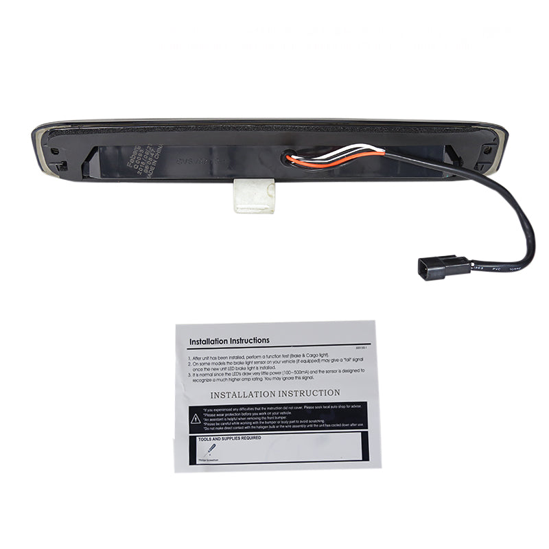 1999-2002 Chevrolet Silverado/1999-2006 GMC Sierra LED 3rd Brake Light - RS (Chrome Housing/Clear Lens)