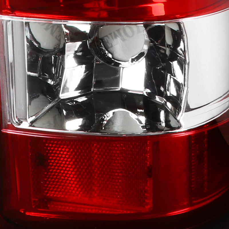 1999-2002 Chevrolet Silverado/ 1999-2006 GMC Sierra LED Tail Lights - G2 (Chrome Housing/Red Clear Lens)