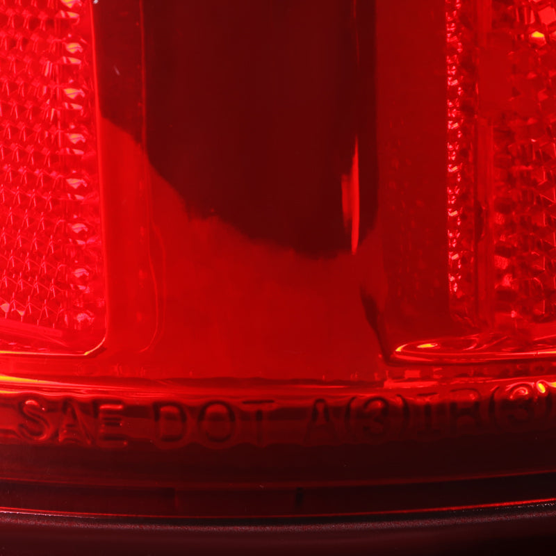 1999-2002 Chevrolet Silverado/ 1999-2006 GMC Sierra LED Tail Lights - G2 (Chrome Housing/Red Clear Lens)
