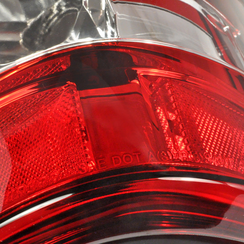 1999-2002 Chevrolet Silverado/ 1999-2006 GMC Sierra LED Tail Lights (Chrome Housing/Red Clear Lens)