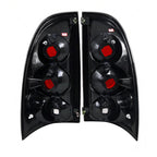 2005-2008 Toyota Tacoma Tail Lights (Chrome Housing/Smoked Lens)