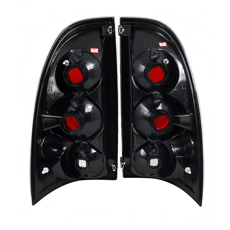2005-2008 Toyota Tacoma Tail Lights (Chrome Housing/Smoked Lens)