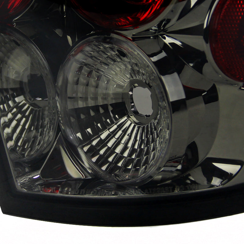 2005-2008 Toyota Tacoma Tail Lights (Chrome Housing/Smoked Lens)