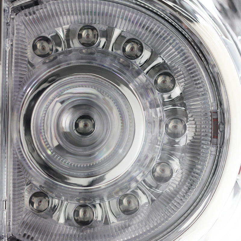 2005-2015 Toyota Tacoma LED Tail Lights (Chrome Housing/Clear Lens)