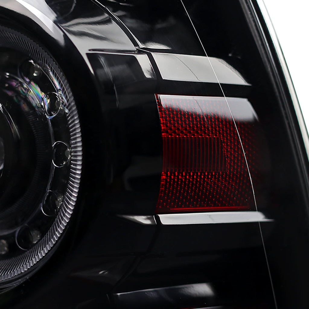 2005-2015 Toyota Tacoma LED Tail Lights (Matte Black Housing/Clear Lens)