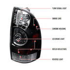 2005-2015 Toyota Tacoma LED Tail Lights (Matte Black Housing/Clear Lens)
