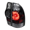 2005-2015 Toyota Tacoma LED Tail Lights (Matte Black Housing/Clear Lens)