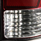 2005-2015 Toyota Tacoma LED Tail Lights (Chrome Housing/Red Clear Lens)