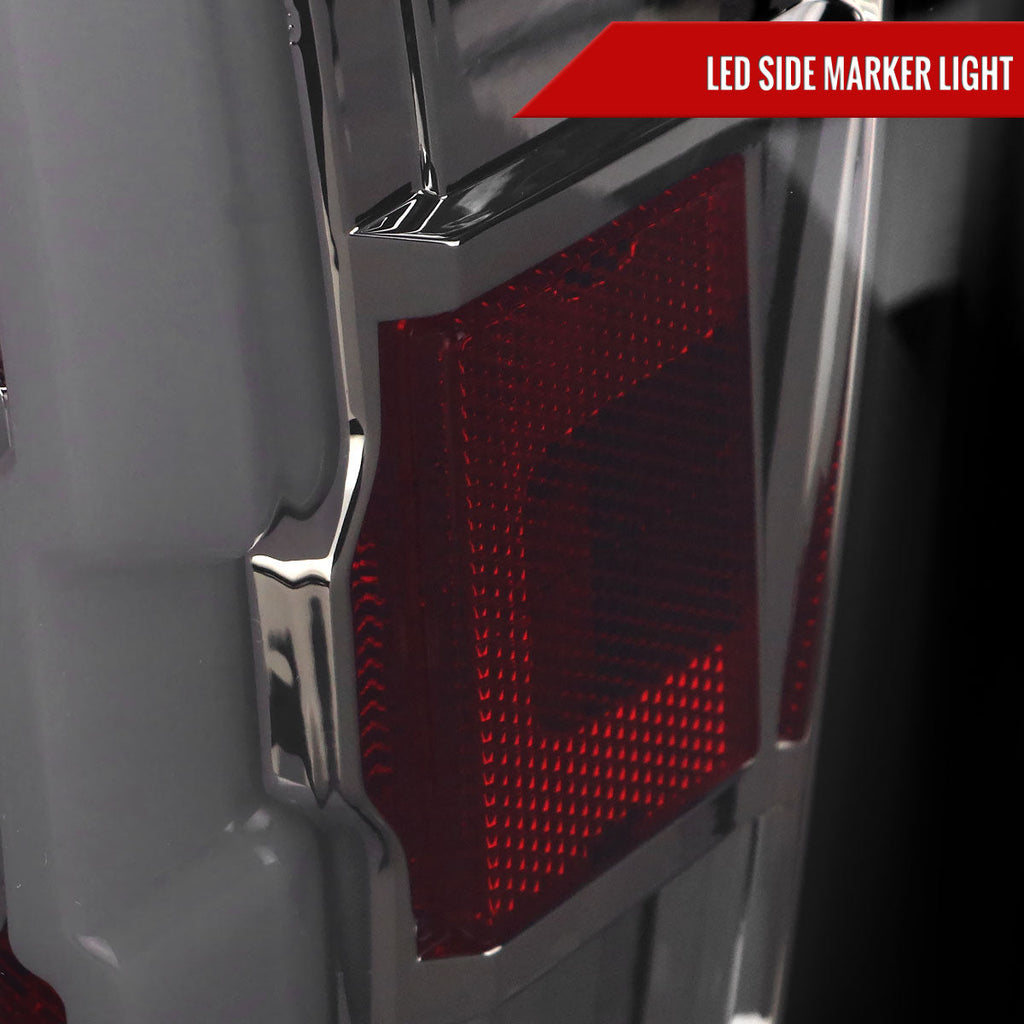 2016-2022 Toyota Tacoma LED Bar Tail Lights (Chrome Housing/Smoked Lens)
