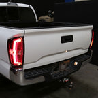 2016-2022 Toyota Tacoma LED Bar Tail Lights (Chrome Housing/Red Clear Lens)