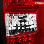 2016-2022 Toyota Tacoma LED Bar Tail Lights (Chrome Housing/Red Clear Lens)