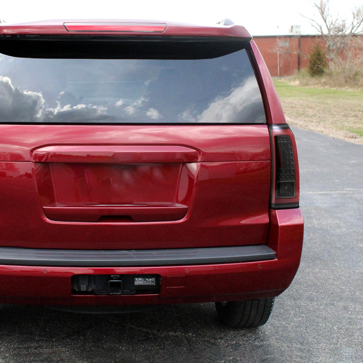 2015-2020 Chevrolet Tahoe/Suburban LS LT LTZ Premier LED Tail Lights (Jet Black Housing/Clear Lens)