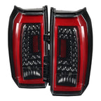 2015-2020 Chevrolet Tahoe/Suburban LS LT LTZ Premier LED Tail Lights (Jet Black Housing/Clear Lens)