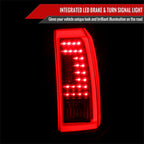 2015-2020 Chevrolet Tahoe/Suburban LS LT LTZ Premier LED Tail Lights (Matte Black Housing/Clear Lens)