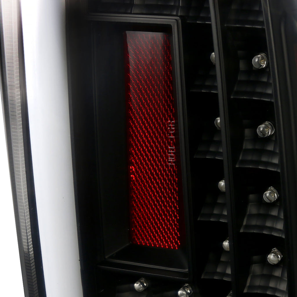 2015-2020 Chevrolet Tahoe/Suburban LS LT LTZ Premier LED Tail Lights (Matte Black Housing/Clear Lens)