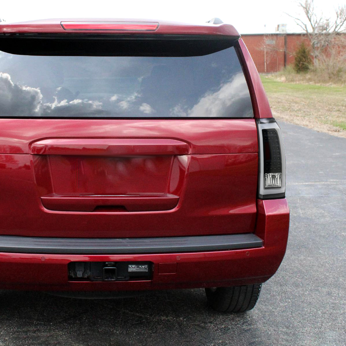 2015-2020 Chevrolet Tahoe/Suburban LS LT LTZ Premier LED Tail Lights (Matte Black Housing/Clear Lens)