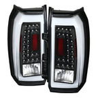 2015-2020 Chevrolet Tahoe/Suburban LS LT LTZ Premier LED Tail Lights (Matte Black Housing/Clear Lens)