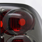 2002-2009 Chevrolet Trailblazer Tail Lights (Chrome Housing/Smoked Lens)