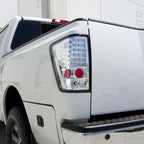 2004-2015 Nissan Titan LED Tail Lights (Chrome Housing/Clear Lens)