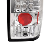 2004-2015 Nissan Titan LED Tail Lights (Chrome Housing/Clear Lens)